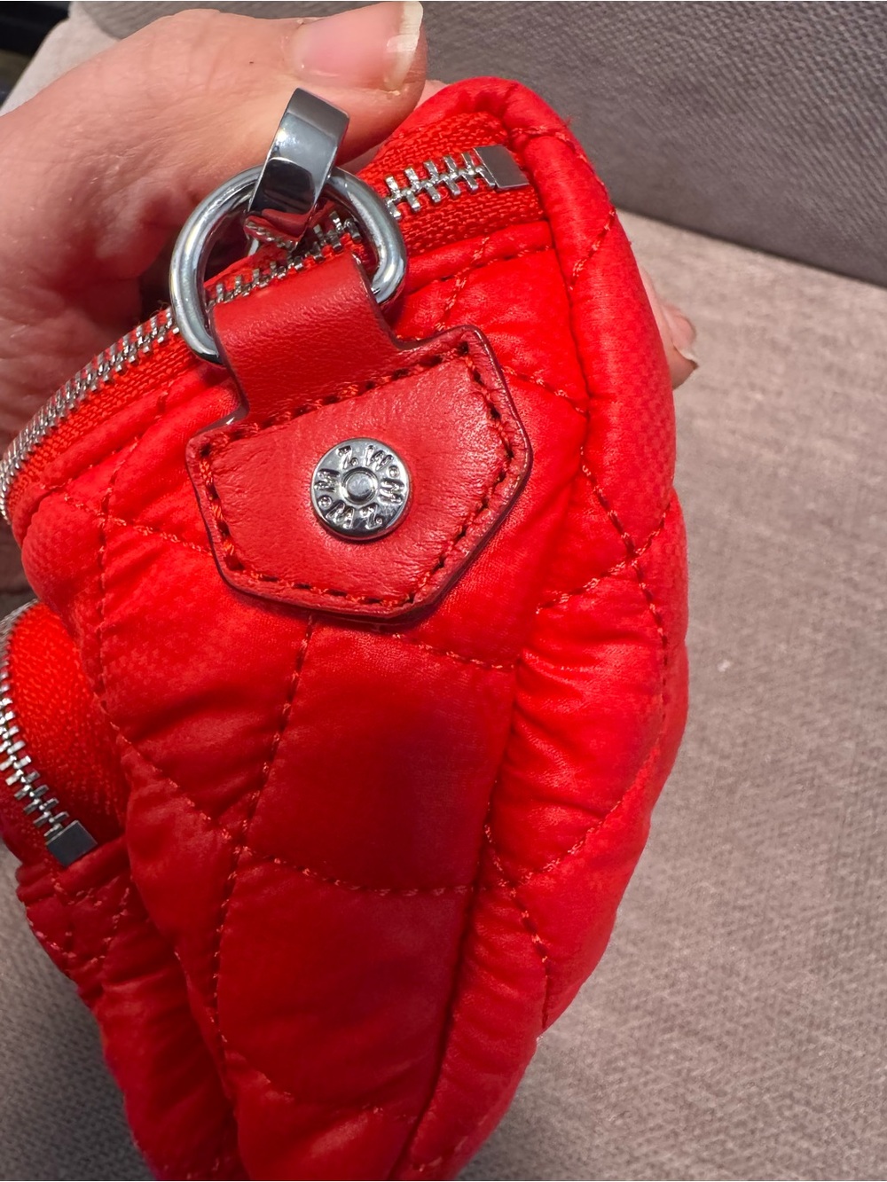 MZ Wallace Bright Cherry Micro Crosby Sling - Picture 9 of 11
